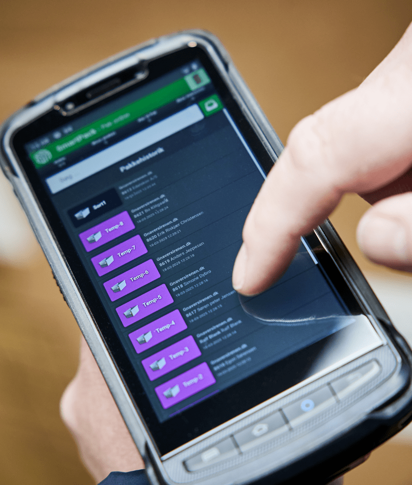 Lagersystem smartpack hos SINSIN lagerhotel